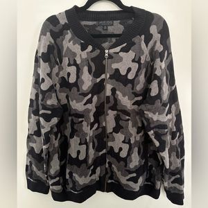 Barefoot Dreams Cozy Chic Lite Carbon Camo Bomber Jacket S 2X Pants Avail